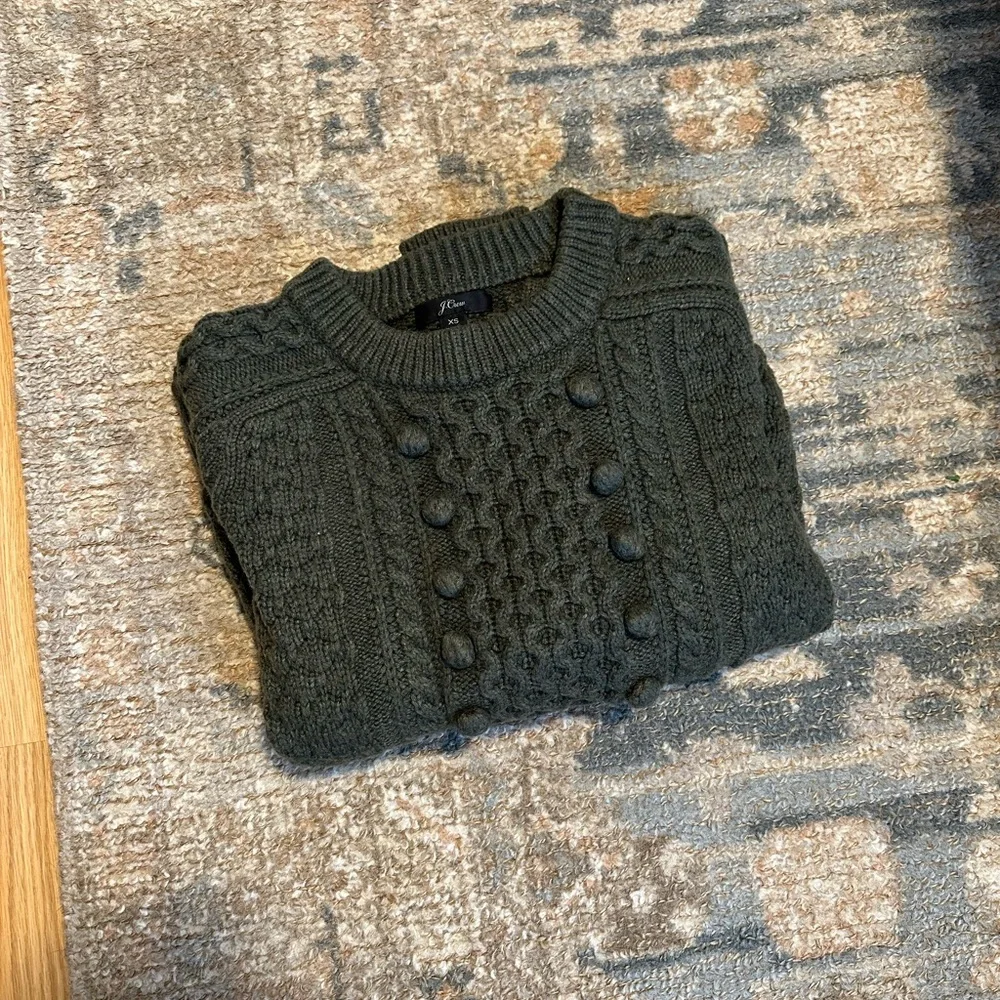 J. Crew Cable Knit Sweater
